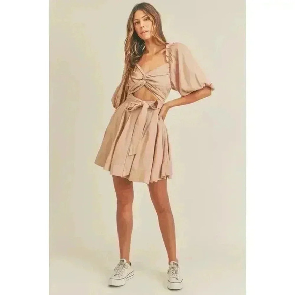 Mable Twist & Shout Dress Dusty Salmon Women’s M - Picture 1 of 10